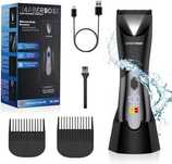 Нов Мъжки тример за тяло, брада и интимни зони – водоустойчив и USB