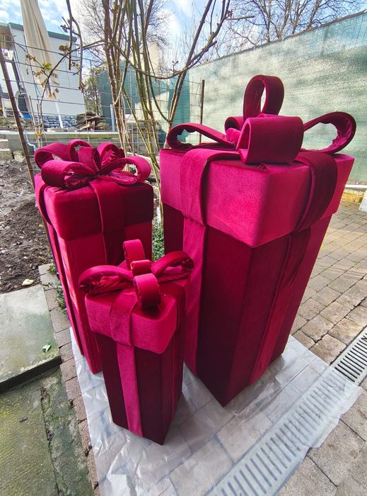 Cutii cadou decor de Crăciun