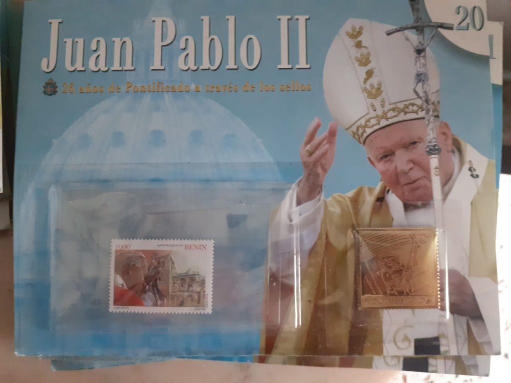 Lot de 15 seturi Vatican timbre metal