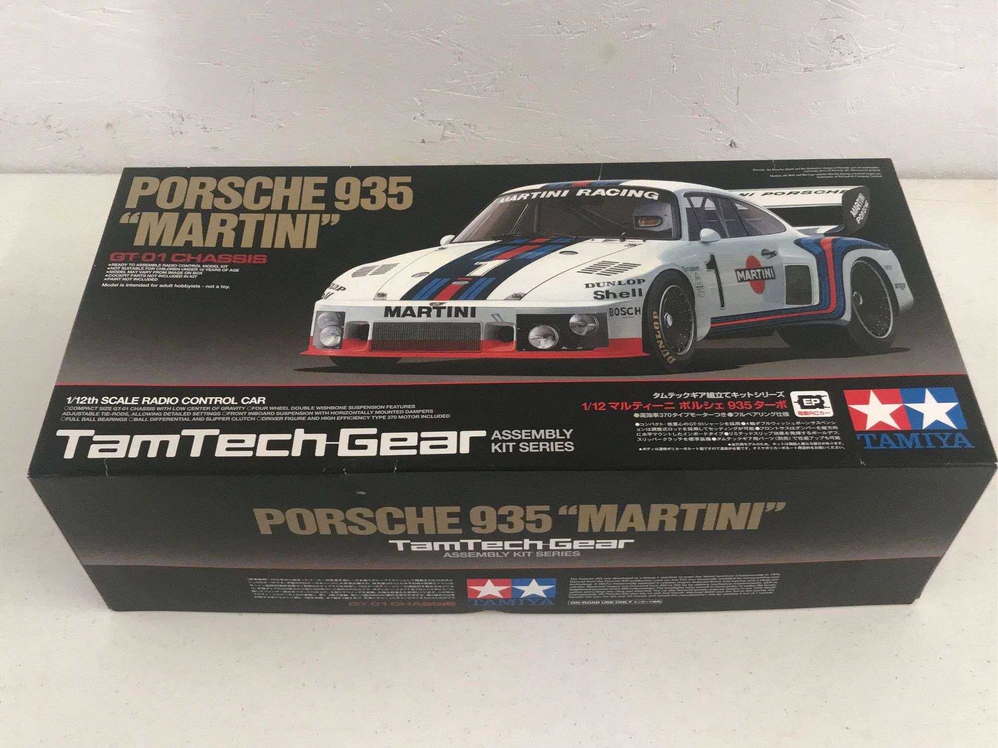 Vând kit vintage Tamiya Porsche 935 Martini TamTech Gear