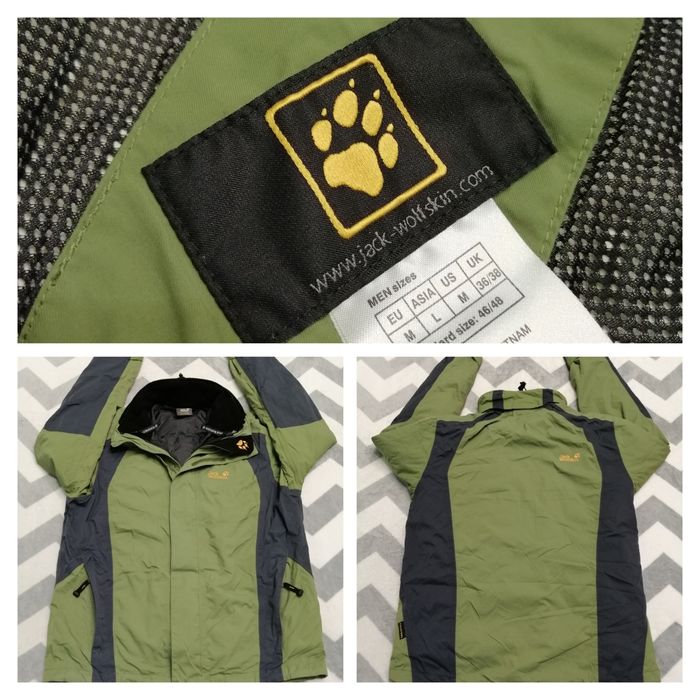 JACK WOLFSKIN geacă 2in1 bărbați drumeție OUTDOOR | transport GRATUIT