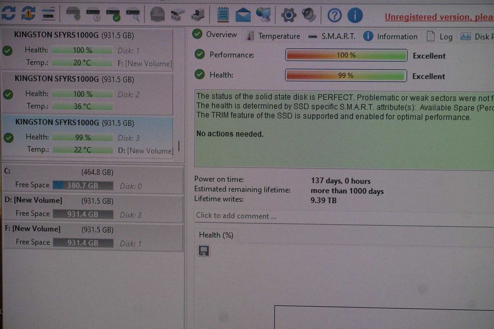 1TB SSD Nvme Kingston Fury Renegade - gen4, 7300/6000mbs / вкл ДДС