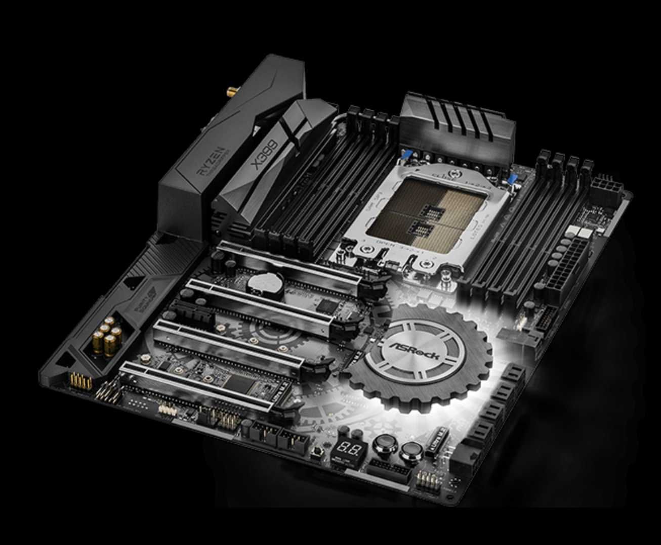 новая материнская плата ASRock Taichi X399 Motherboard