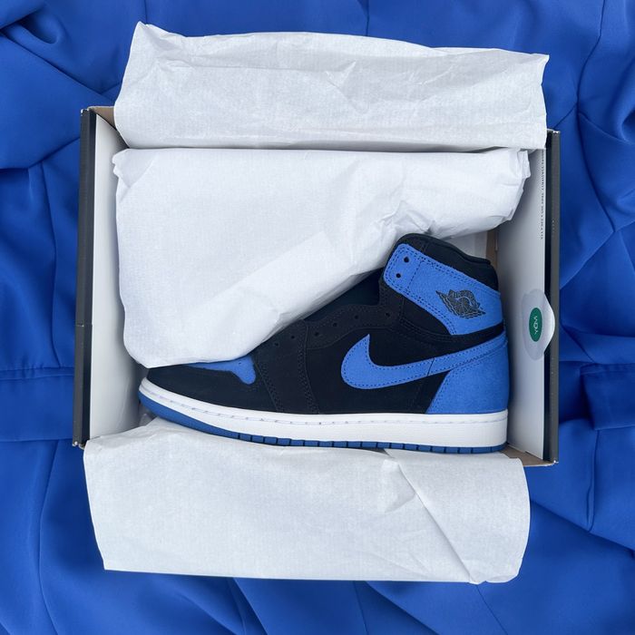 Pantofi Sport Air Jordan 1 High Reimagined Royal Blue 100% originali