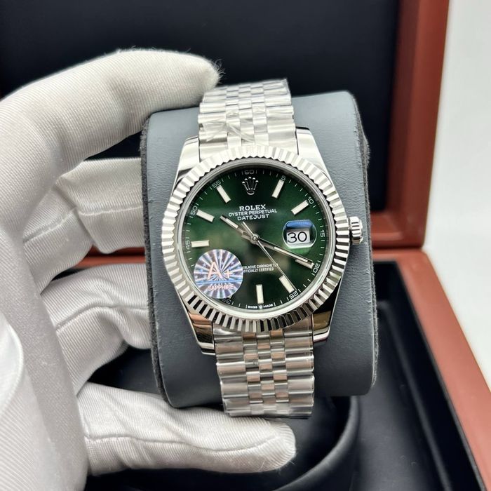 Ceas rolex datejust green dial 41,mm