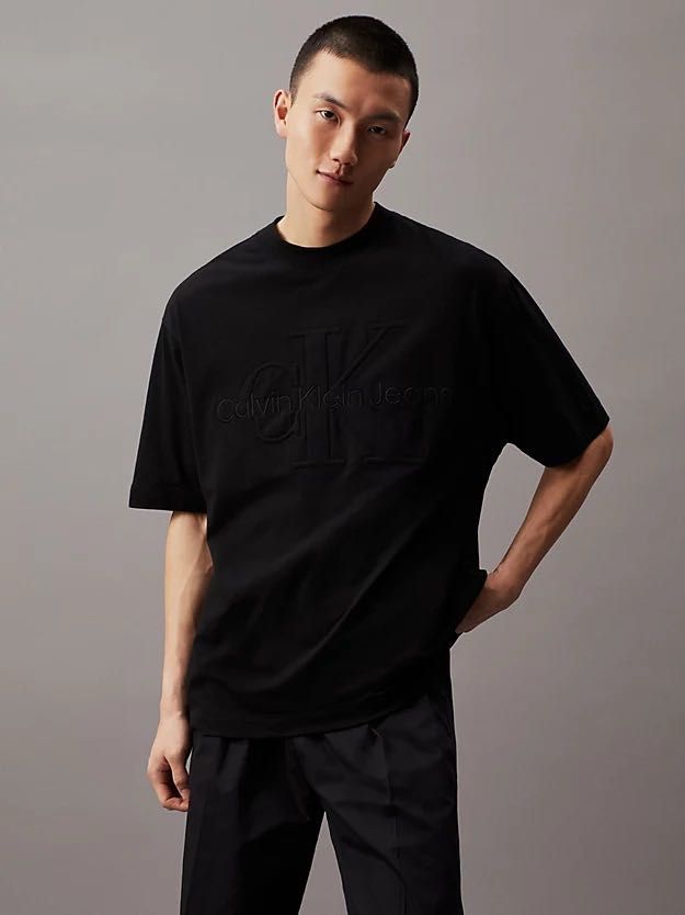 Тениска CALVIN KLEIN JEANS premium  monologo tee