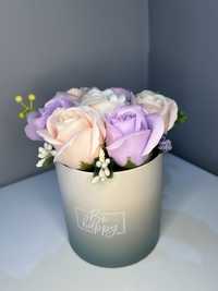 Букет от ароматни сапунени рози