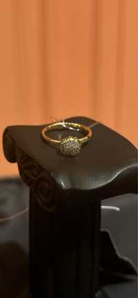 Золотое кольцо с фианитами | 585 | р-р 17 | 19.000 тенге за грамм