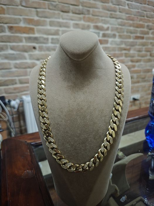 Lanț cuban aur 14k 64.80gr (r)