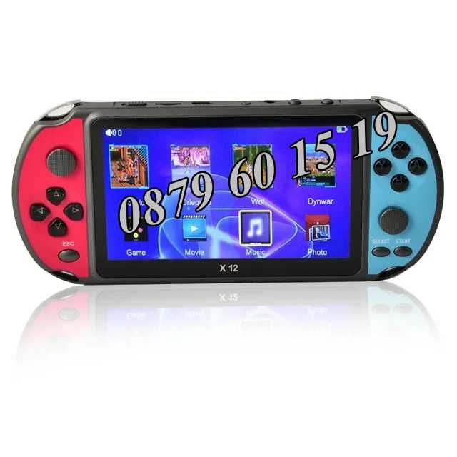 Преносима игрова конзола X12 екран 5.1 инча, тв игра с вградени игри