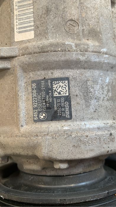 Compresor clima bmw f20 f21 motor n13b16a. Cod 9222308