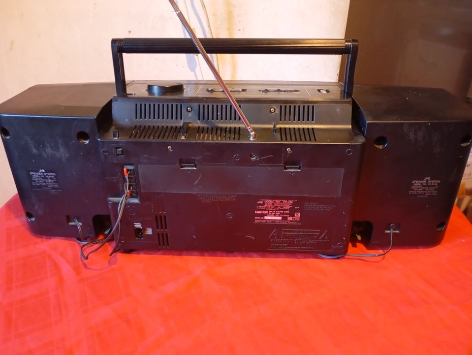 boombox JVC radio casetofon autorevers