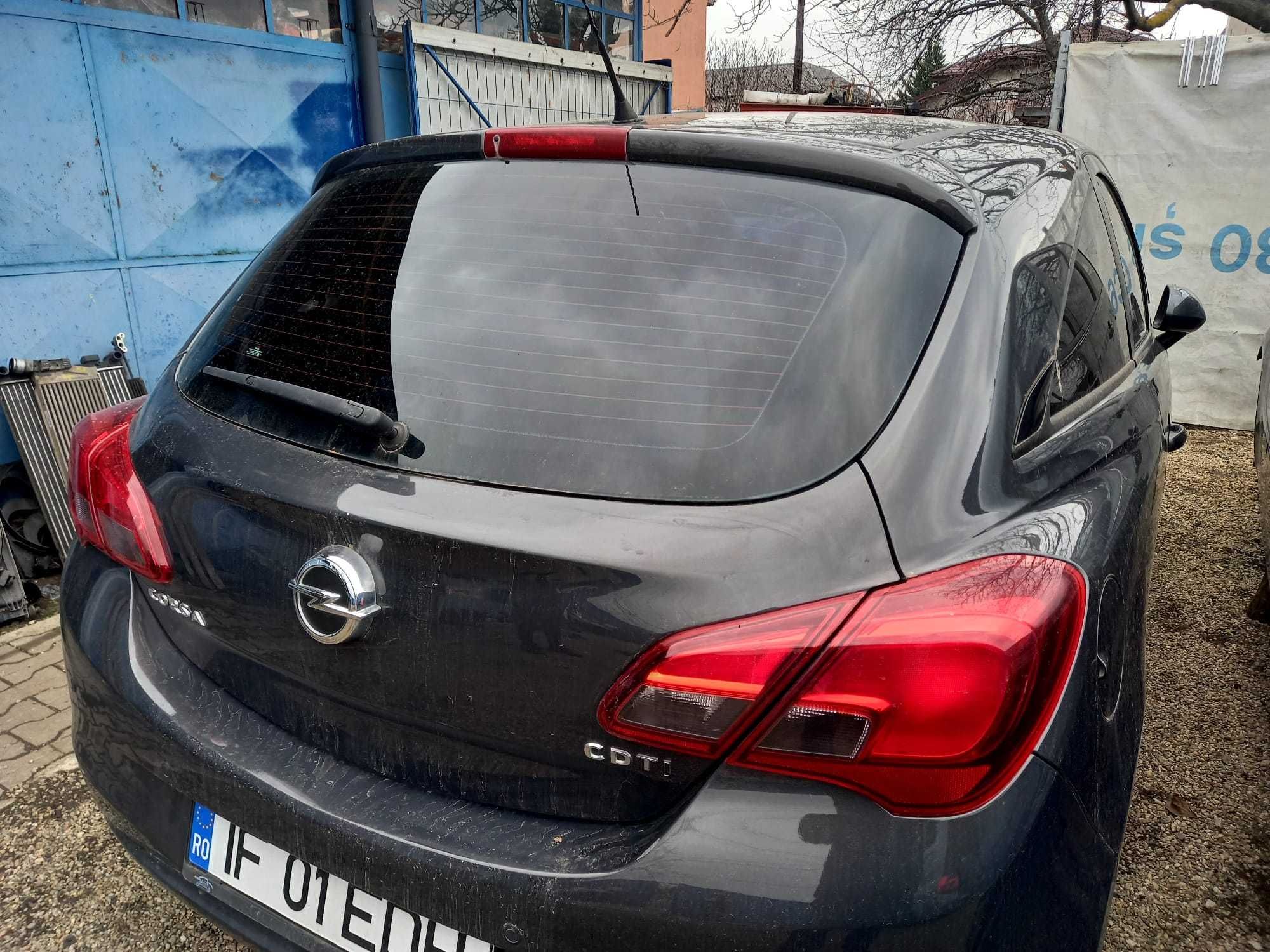 Opel Corsa E 2014--2019, bara spate completa, haion cu luneta, stopuri