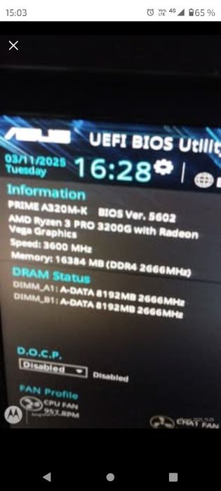Kit ryzen 3 3200g
