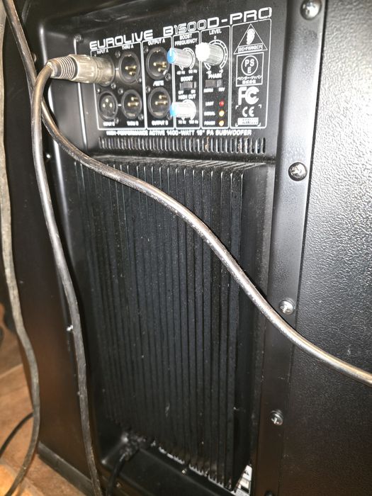 Boxe active KS Audio Sat mk2/Crown Xls5000/Behringer B1500D Pro