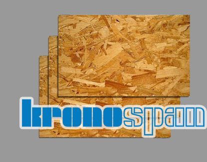 OSB 3 Kronospan (9 мм, 12 мм, 15 мм, 18 мм)