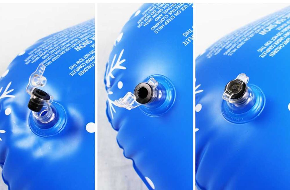 Надуваем джет с дръжки.