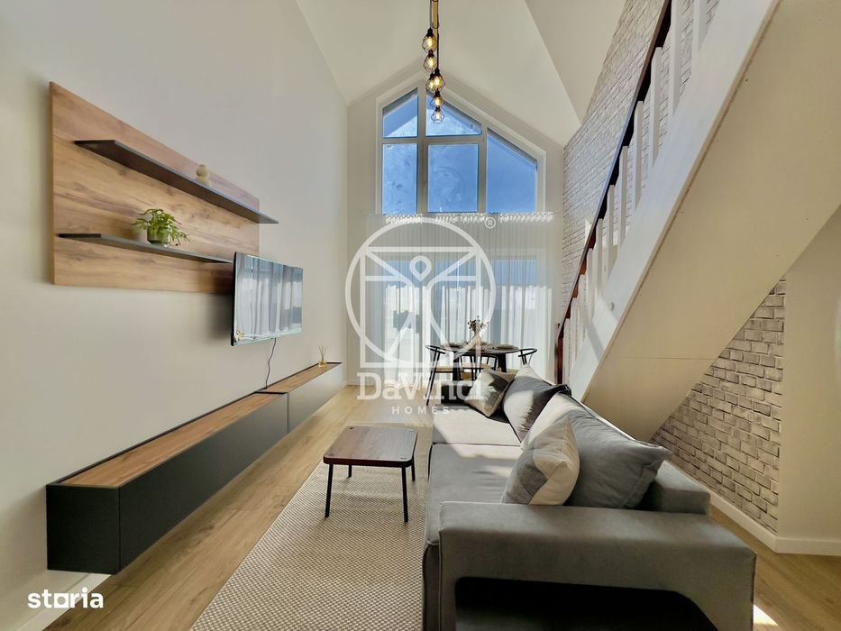 Penthouse 4 camere-mobilat, intabulat, mutare imediat, aer conditionat