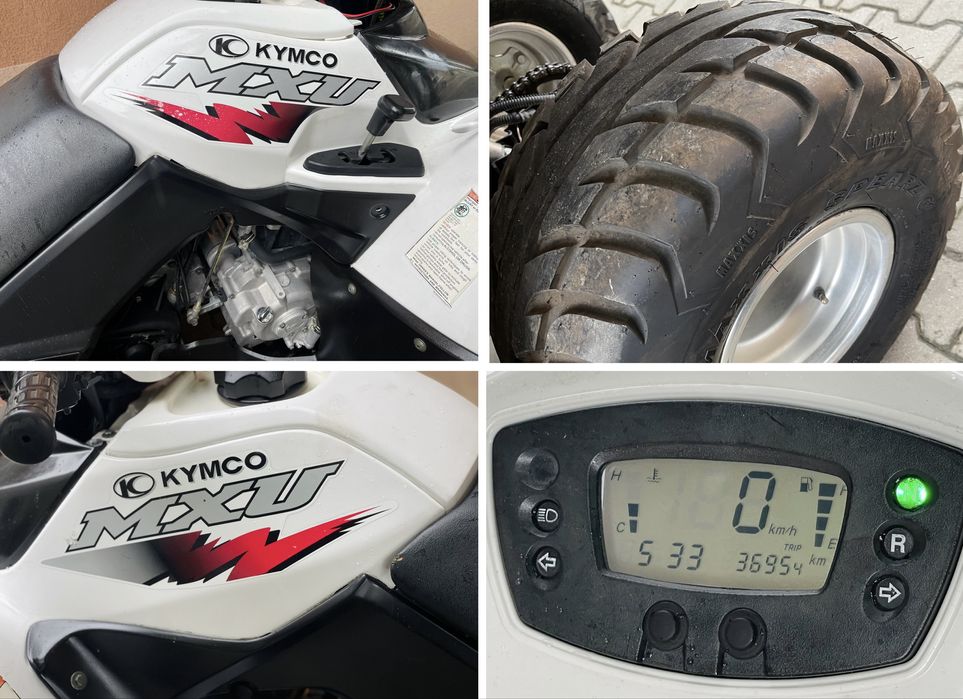Atv Kymco MXU 250cc 2010 4x2 3750km Recent adus ! (Linhai,sym,eton)