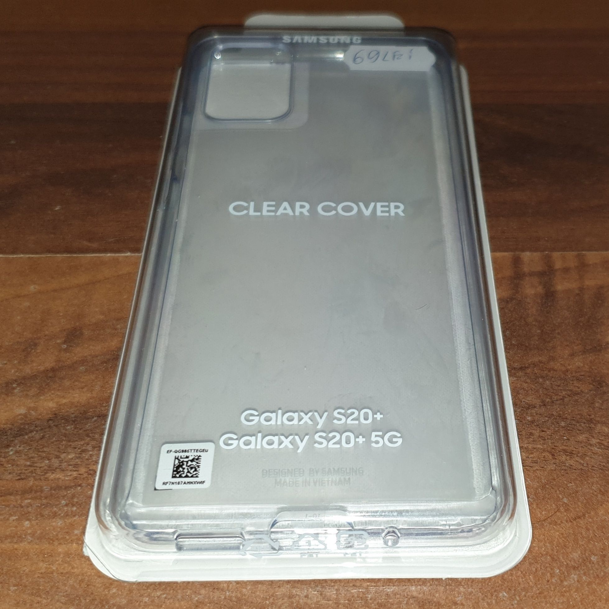 Husa silicon originala Samsung Clear Cover S20+ G985 S20 Plus 5G G986