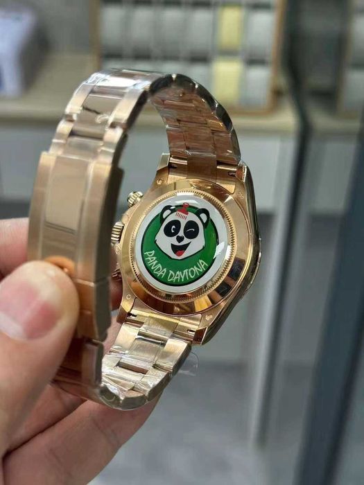 rolex daytona розово злато