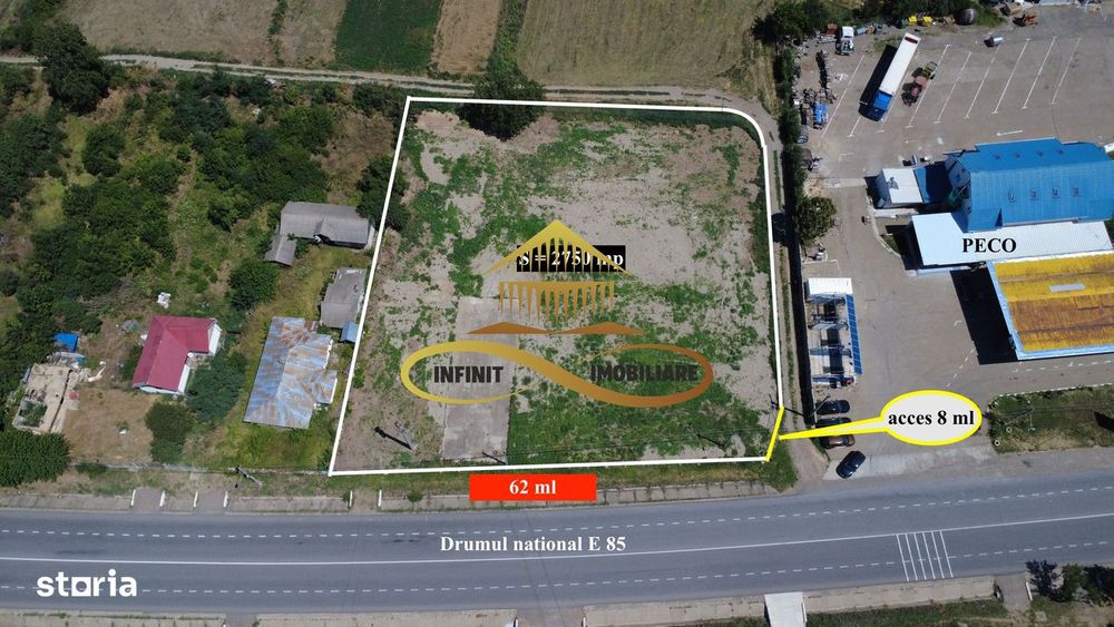Teren la strada principala - E85 - DE INCHIRIAT - OFERTA!