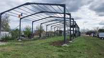 Constructii hala pe suruburi hale structura sopron garaj montaj