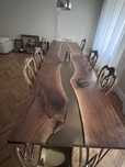 Masă - lemn masiv ( walnut wood) - dintr-o singură bucată de lemn