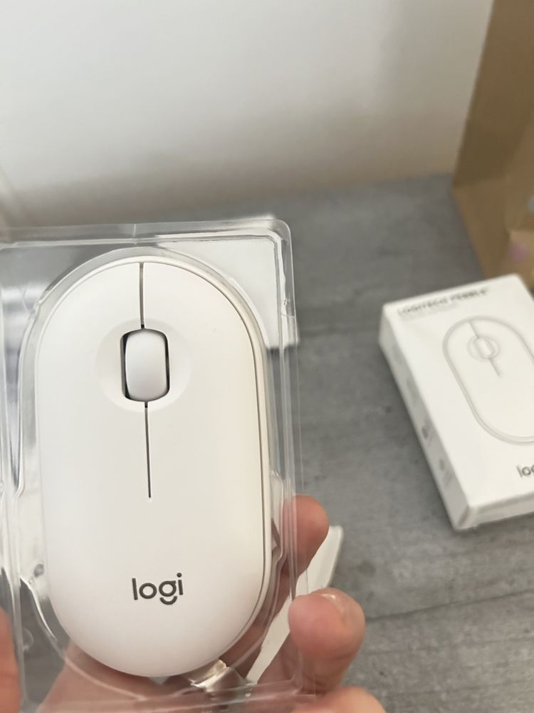 Logitech pebble мишка и клавиатура