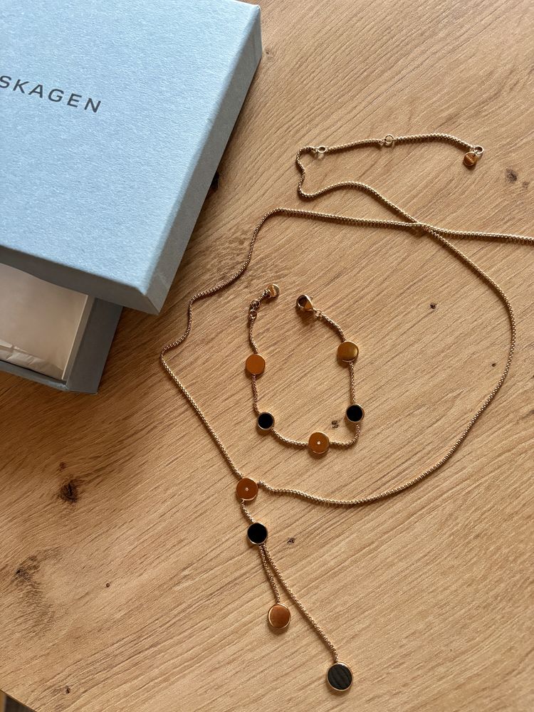 Гривна и колие Skagen