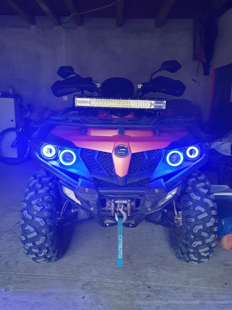 Angel Eyse RGB Can-am, CF Moto, Linhai, TGB(orice atv faruri rotunde)