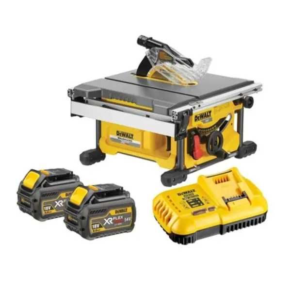 Циркуляр настолен акумулаторен DeWalt DCS7485T2, 54V, 6.0Ah + DT99570