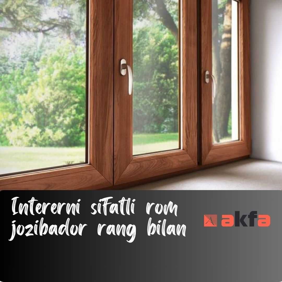 Akfa Новые готовые 1300x1400 окна АКФА от производителя акфа рассрочка