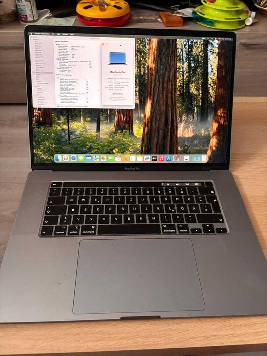 Macbook Pro 2019 16inch Touchbar I7, 16Gb Ram, 500gb ssd