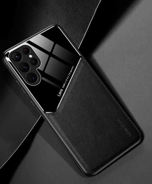 Стилен кожен кейс с магнитен гръб за Samsung Galaxy S23 Ultra