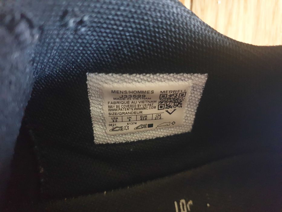 боси обувки Merrel Vapor Glove 3 номер 43.5, черни