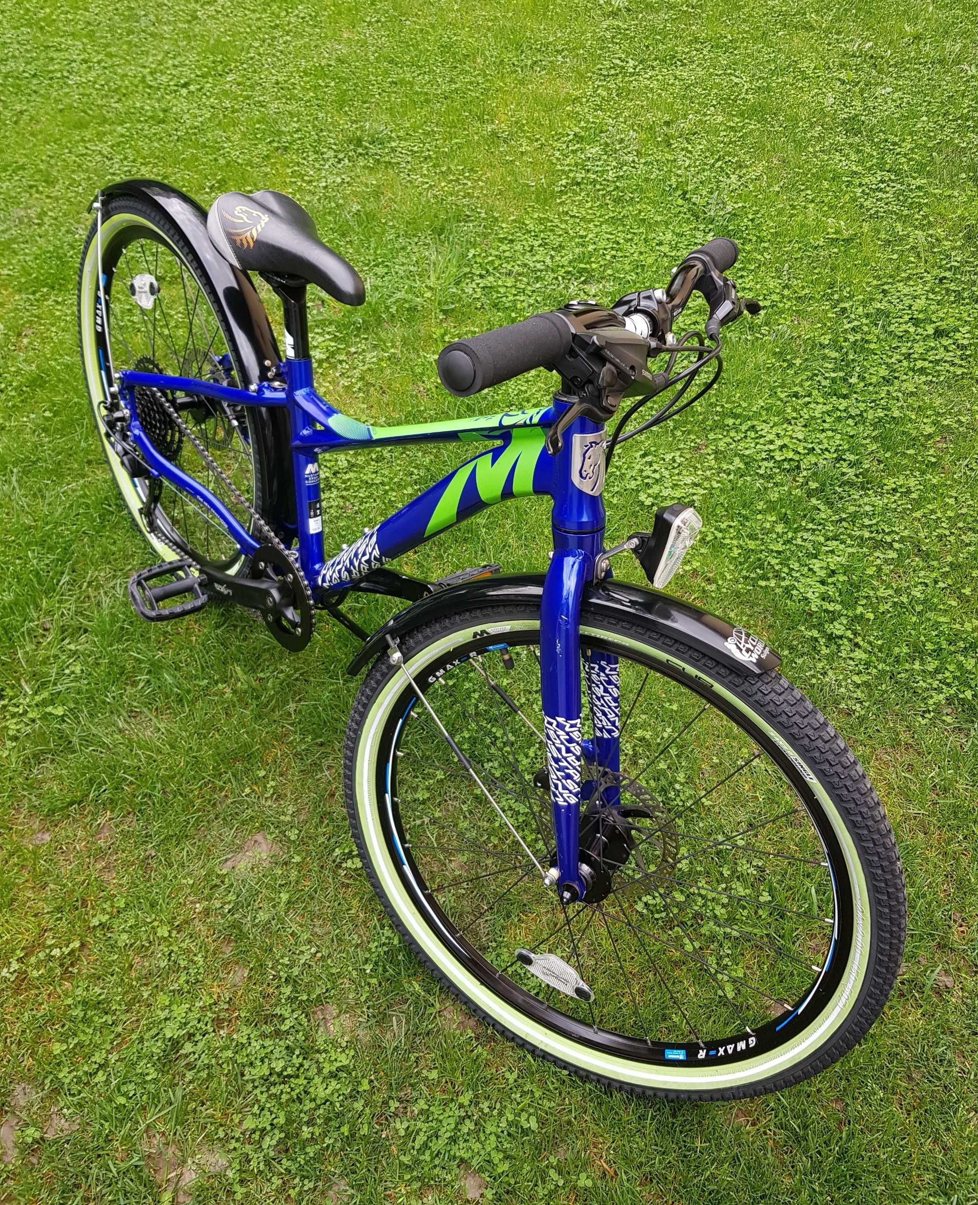 Bicicleta MTB, copii, Checker, aluminiu, frane hidraulice, roti pe 24"