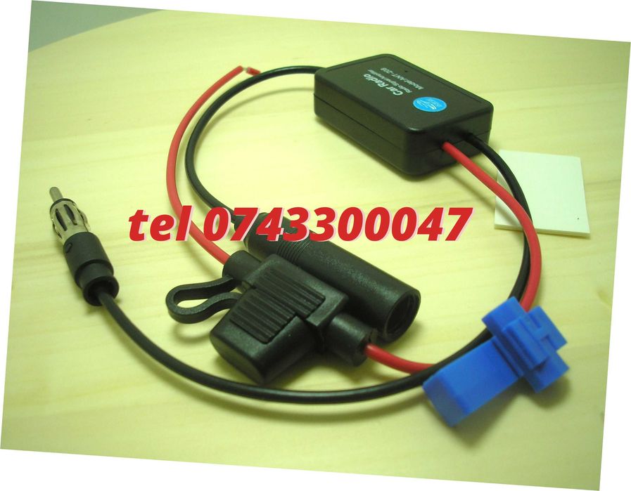 Amplificator De Semnal Antena Radio Auto Camioane Etc Fm 12v