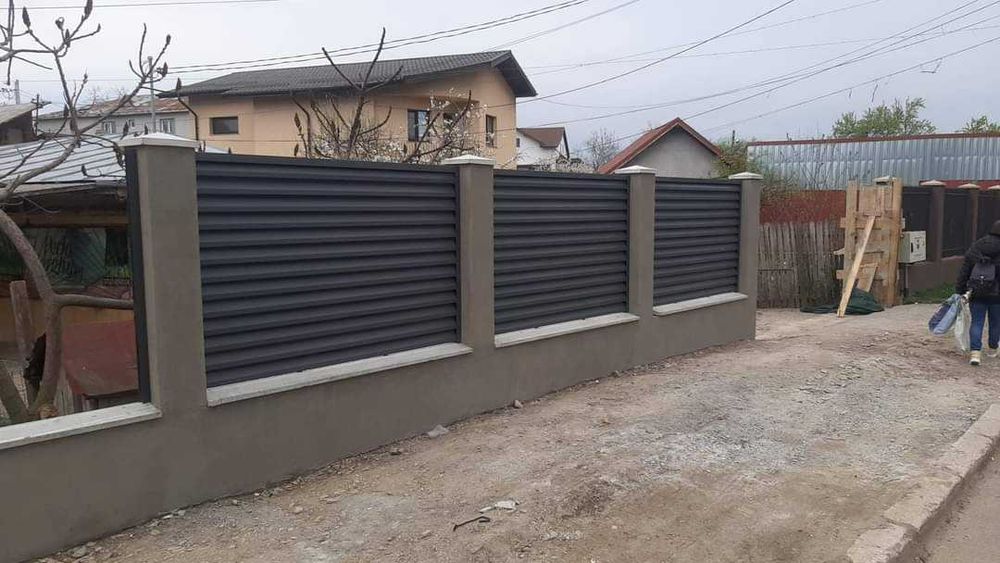 Garduri si porti din panou stil jaluzea de diferite modele la comanda