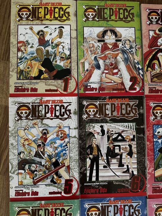 Manga One Piece - primele 4 volume