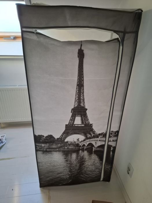 Dulap haine , cadru fier cu husa si  fermoar 170x80x60