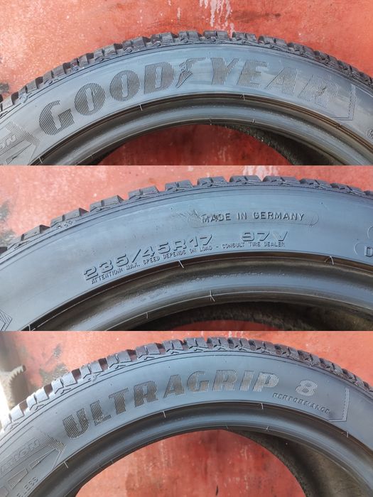 2бр. зимни гуми 235/45/17 GoodYear Ultra Grip 8 Performance