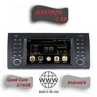 Navigatie BMW E39/ E53 /X5, Android 9, Quad-core / 2GB RAM, 7 inch