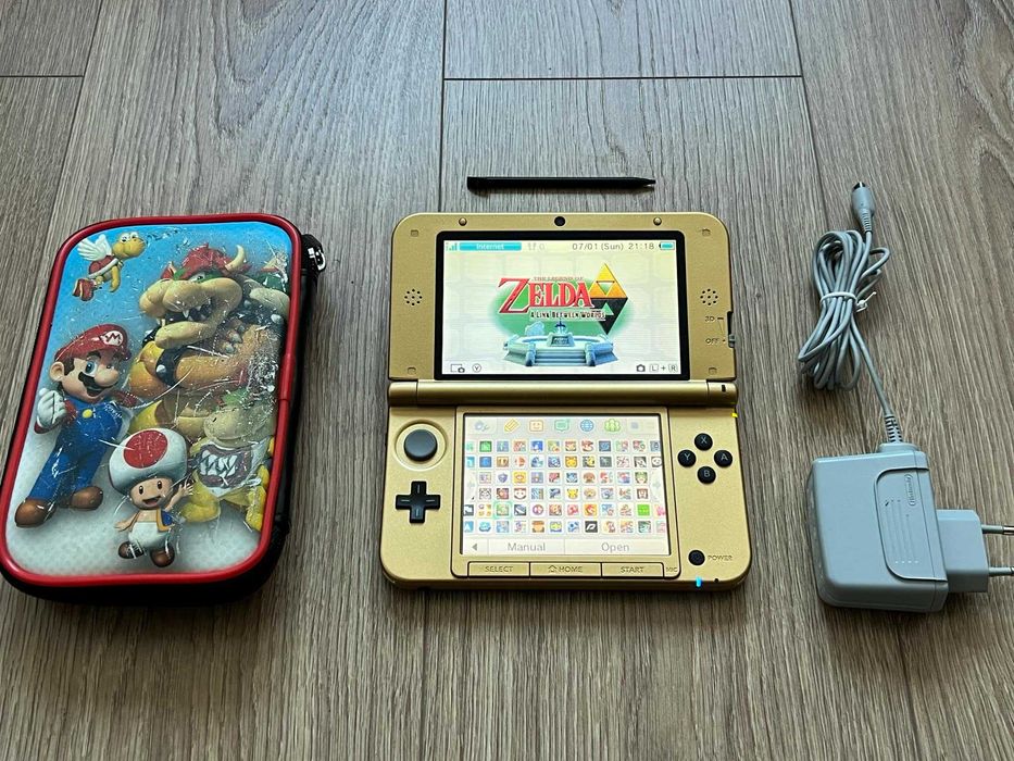 Joc Nintendo 3DS XL de colectie editie limitata ZELDA modata 70 jocuri