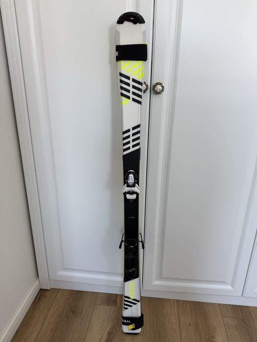 Schiuri cu legaturi 140cm Boost 500 Alb-Galben