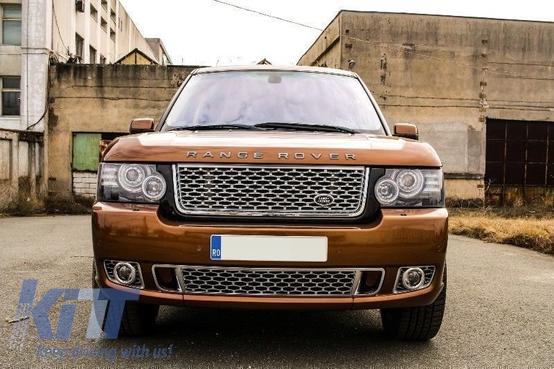 Pachet Land Range Rover Vogue L322 (2002-2012) Grile Negru/Argintiu