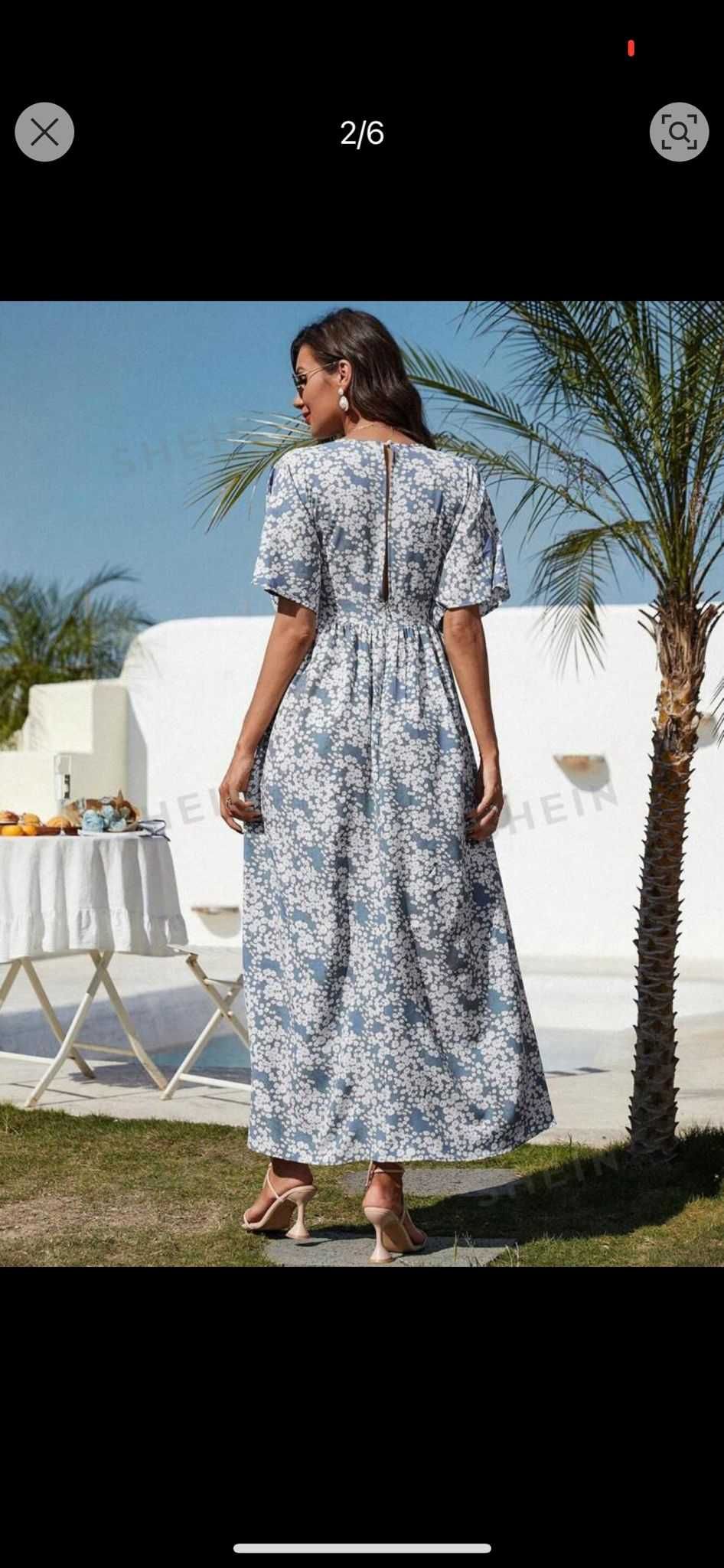 Rochie NOUĂ de vară,  lungă cu mâneci raglan