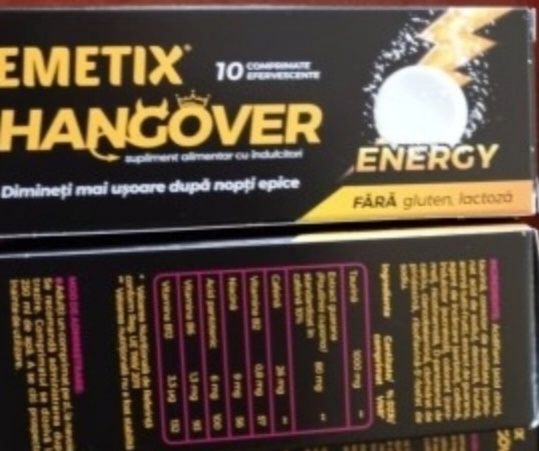 Emetix Hangover pastile și pliculețe