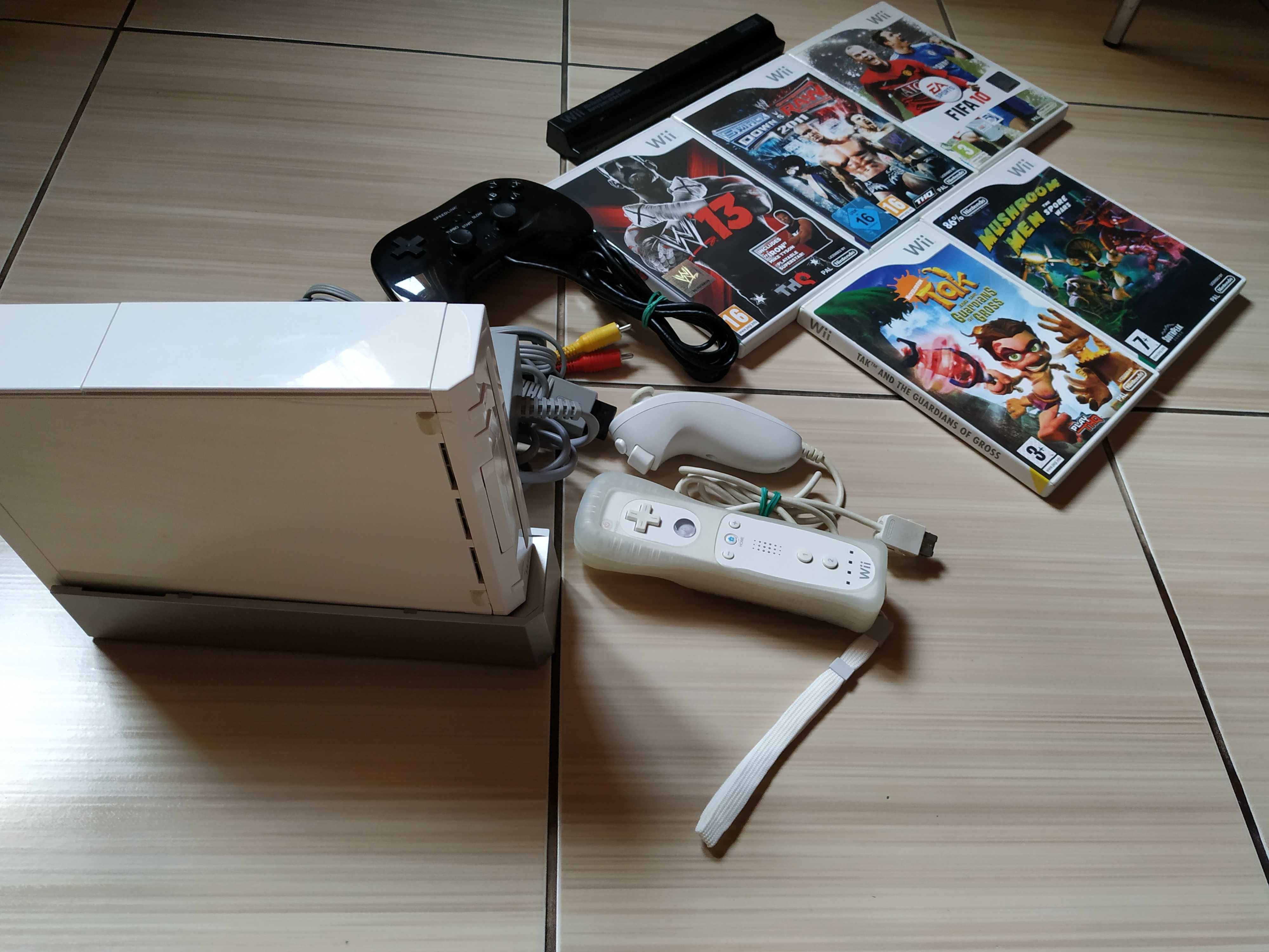 Nintendo Wii completa cu toate accesoriile originale si jocuri incluse