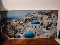 Tablou din sticla Santorini 100x50cm